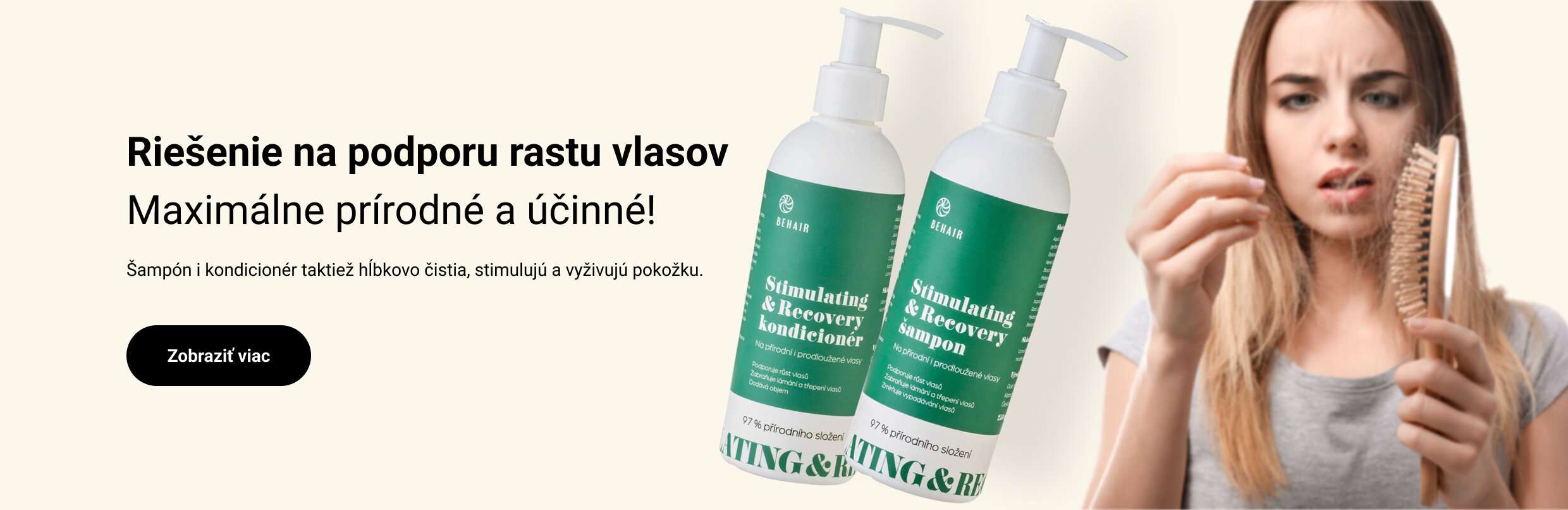 BEHAIR Stimulatin šampon a kondicionér