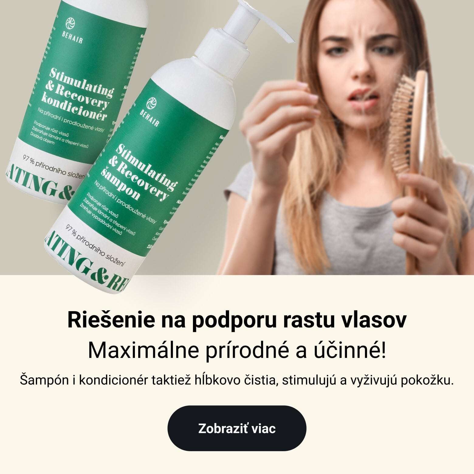 BEHAIR Stimulatin šampon a kondicionér
