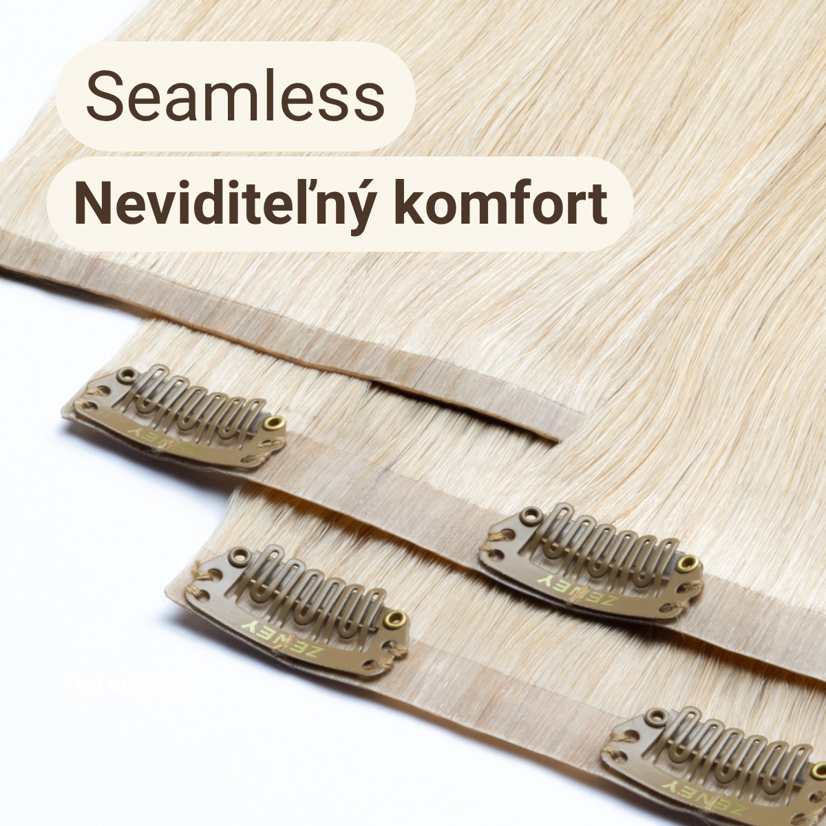 Clip-in Seamless: Prečo sú v USA tak obľúbené