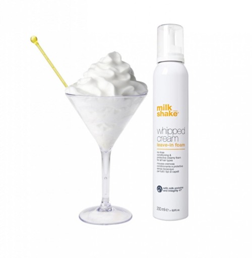 Milk Shake conditioning whipped cream